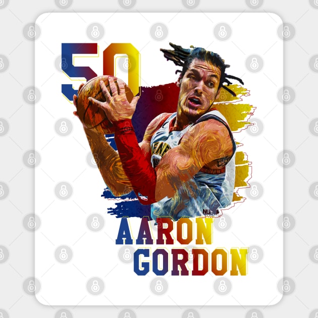 Aaron gordon | 50 Sticker by Aloenalone